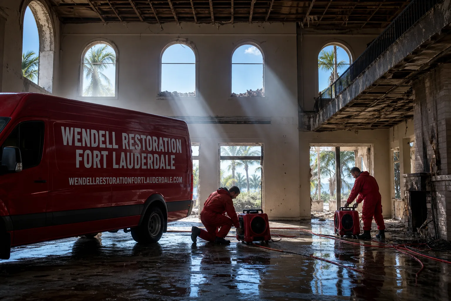 Wendell Restoration Fort Lauderdale damage restoration team